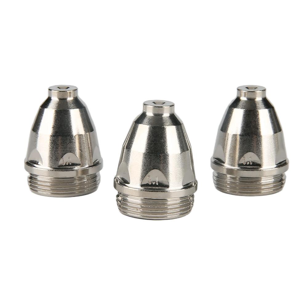 For P80 Plasma Cutting Nozzle 1 5mm Copper Torch Consumables 20pcs Compatible with 60A 80A 100A CNC Plasma Cutting Machine