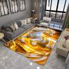 Golden Horse Printing Large Area Rug Non-Slip Wear-resistant Carpet for Living Room Bedroom Soft Floor Mat Home Decor Fashion