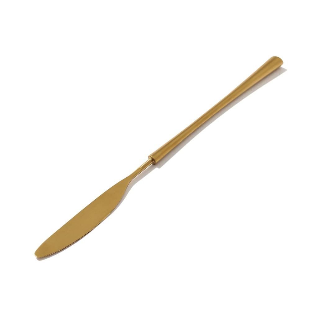 Francfranc Pair of Cutlery, 6-Piece Dinner Set, Gold