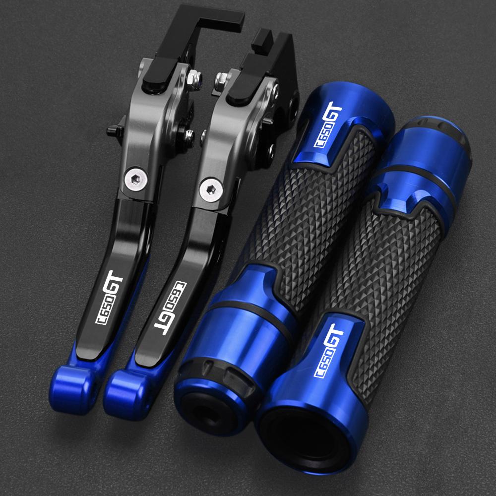 Motorcycle Aluminum Adjustable Brake Clutch Levers Handlebar Hand Grips Ends FOR BMW C650GT C 650 GT Maxi Scooters 2011-2017