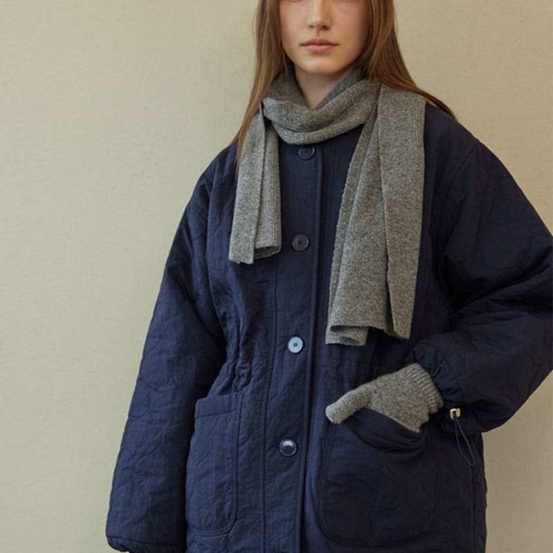 atempo WOOL KNIT MUFFLER_grey