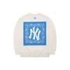 New MLB New York Yankees Sweatshirts Unisex White 3AMTI0121-50CRS