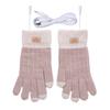 USB Heating Gloves for Men Women Adjustable Heated Thermal Gloves Heated Hand Warmers for Outdoor Skiing Cold Weather