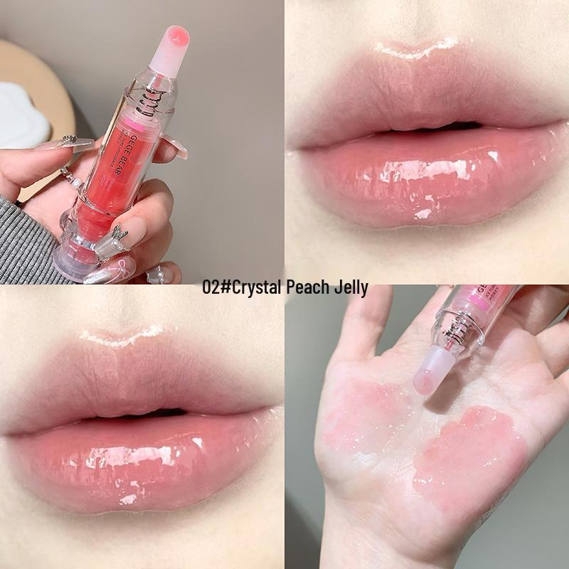 Gege Bear Honey Lip Serum: Moisturizing, Nourishing, Fades Lip Lines, Lightweight, Non-Sticky, High-Value Color Makeup.