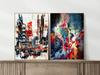 Set of Two Abstract Posters