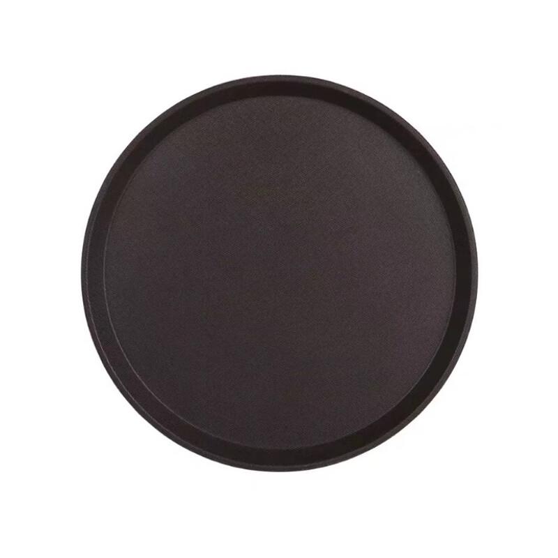 SPSR Anti-slip Round Plastic Serving Trays