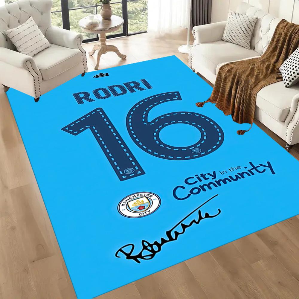 Manchester City Carpet Design For Balcony Living Rooms Outdoor Kitchen Antislip Rug Decorate Offices Spiritual Gift