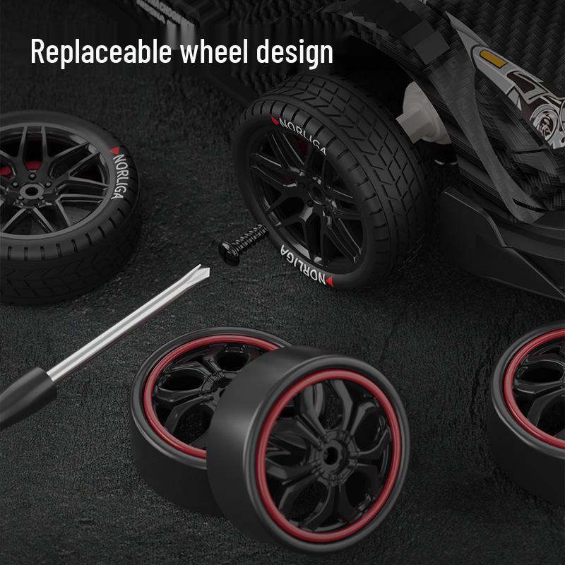 High-Speed 4WD Drift RC Car with Lights - 2.4G Kids' GTR Competition Toy