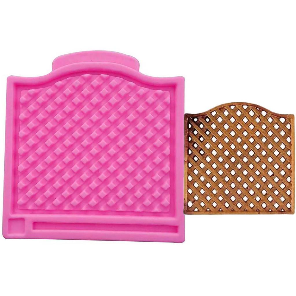 Quadratische Matte Fondant Wandfliesen Formen Spitze Silikon Süßigkeiten Kuchen Rand Dekoration Schokolade Zebra Form