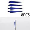 8pcs Car Door Anti-collision Strips, Rear Bumper Protector, Rearview Mirror Anti-collision Stickers, Door Edge Scratch