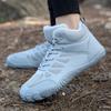 Unisex High-top Snow Boots Plush Hiking Sports Shoes Warm Winter Sneakers Non-slip Outdoor Walking Boots