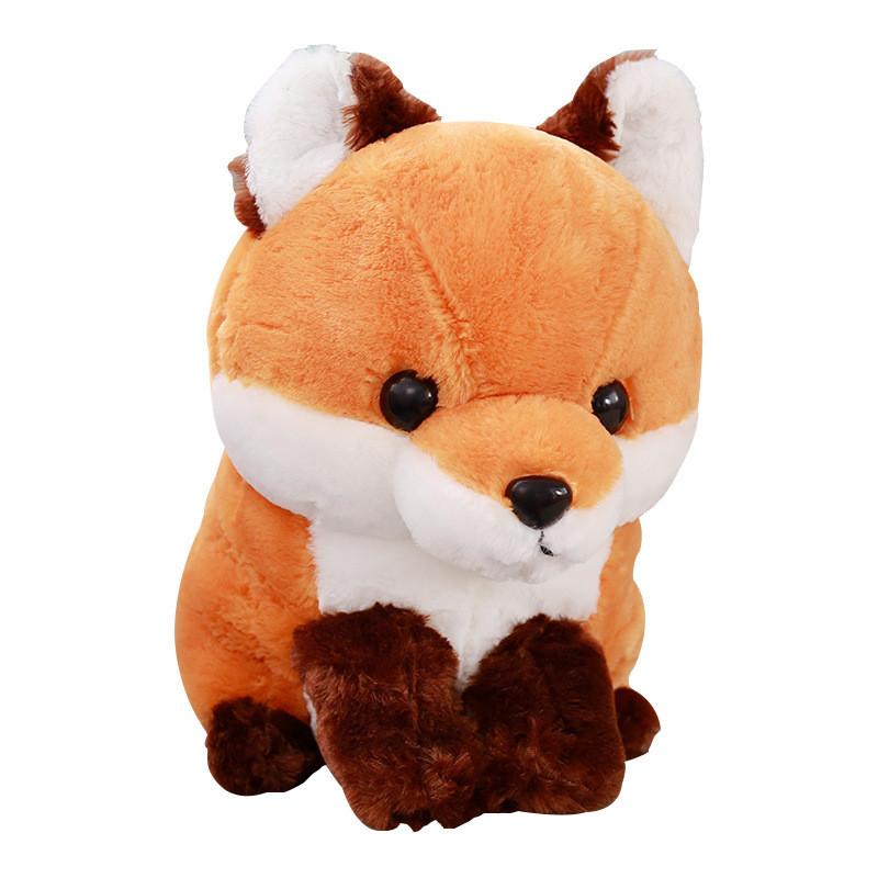 Fox Long Tailed Plush Toy Cartoon Stuffed Animal Doll Decorations Gift Kids