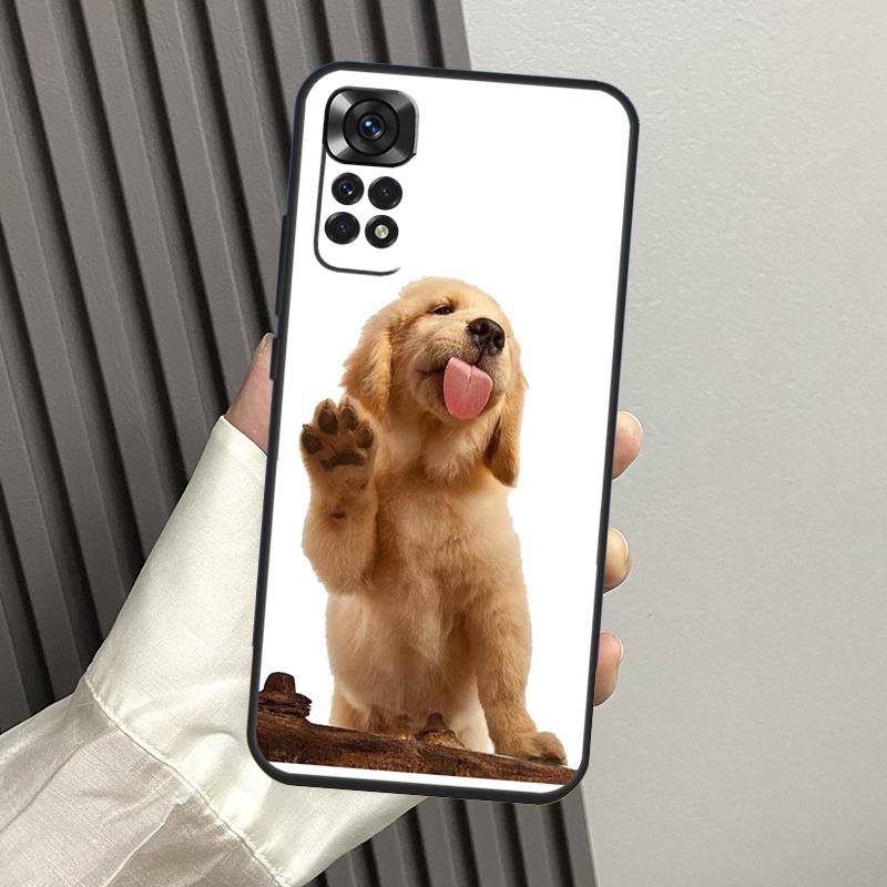 Golden Retriever Dog Case For Xiaomi Redmi Note 13 14 Pro 12 11 10 9 11S 12S Redmi 14C 13C 15C 10C 12C 15 Funda