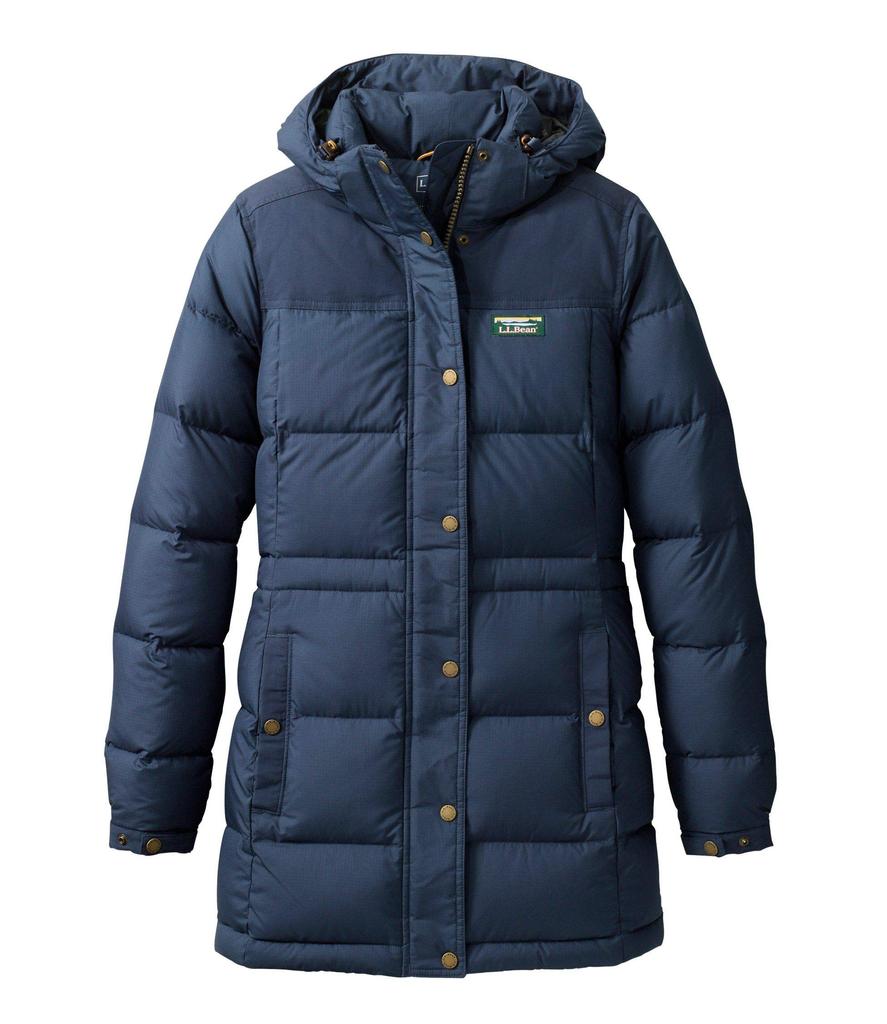 Mountain Classic Down Parka US Fit Petite L Nautical Navy Blue 0UBW220006 [LLBE] Women's