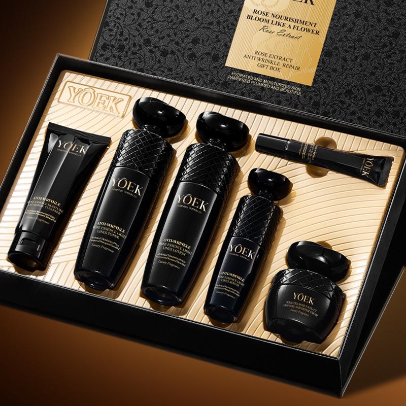 The Most Perfect of Essence Rose Anti-Wrinkle Fade Fine Lines Repair Gift Box Hydrating Skin Care Set Skin Care
