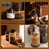 Coffee Beans Vacuum Sealed Tank Household Glass Food Storage Tank Moisture-proof Air Extraction Transparent Storage Tank