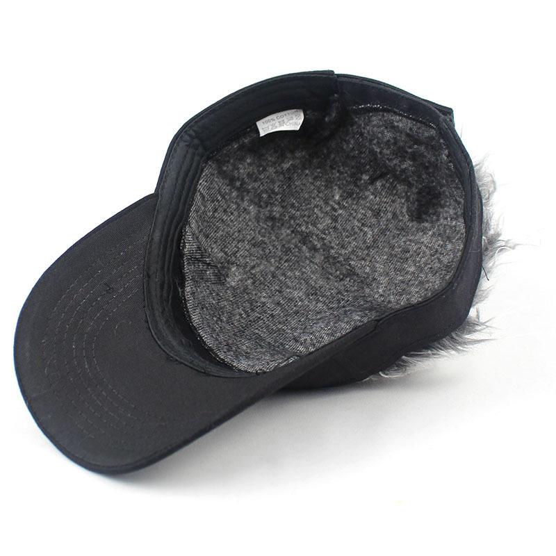 Buy NEW Golf Baseball Cap with Fake Hair Cap Sun Visor Fun Toupee Hats