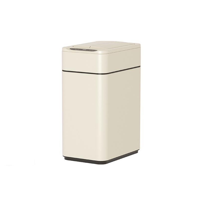 Jieanhui Smart Induction Trash Can with Lid for Bathroom, Kitchen, and Living Room - Automatic Packaging