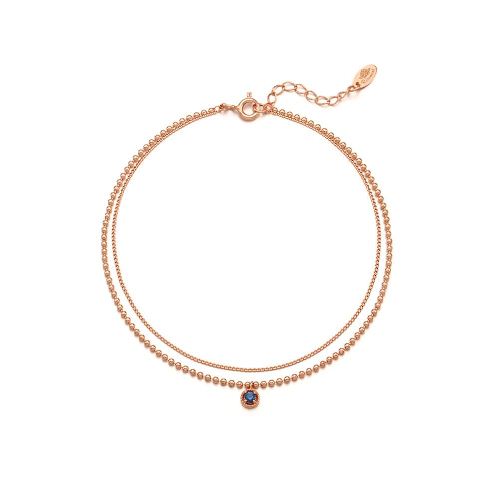 [Rosemont] Silver Anklet Rc0209