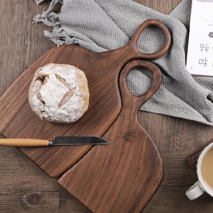 Wood Food Plate Wooden Pizza Sushi Bread Whole Wood Tray Cutting Board No Paint