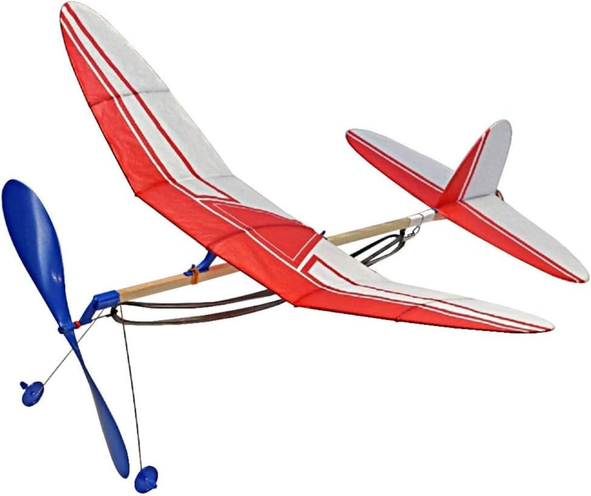 

Studio Mido Bag-Packed Light Plane A-Class Pegasus Rubber-Powered Model Airplane Kit LP-04