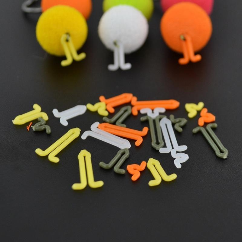 5pcs/Pack Hair Rig Extender Boilie Baits Stops Plastic Boilie Stops Fishing Tackle Accessories V Shape Baits Stopper