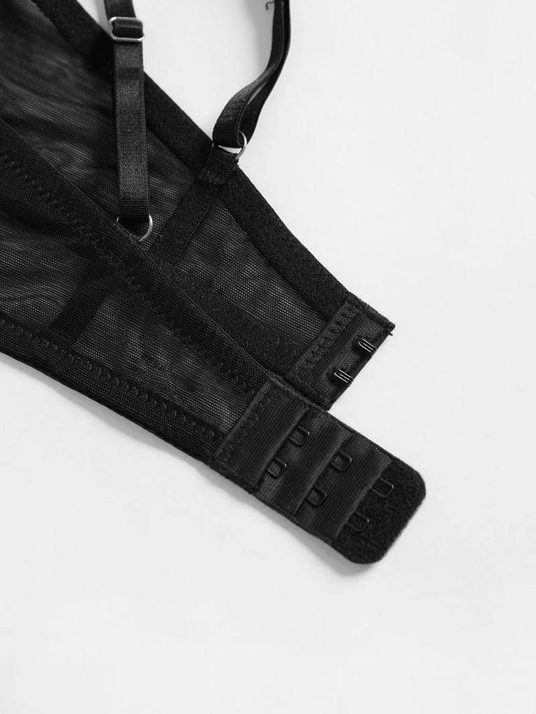 French Lace Triangle Bra: Sexy, Breathable, Wire-Free, Non-Padded, Cross-Border Style