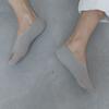 Short Men's Five Finger Socks Transparent Men's Mesh Five Toes Socks Elastic   Summer