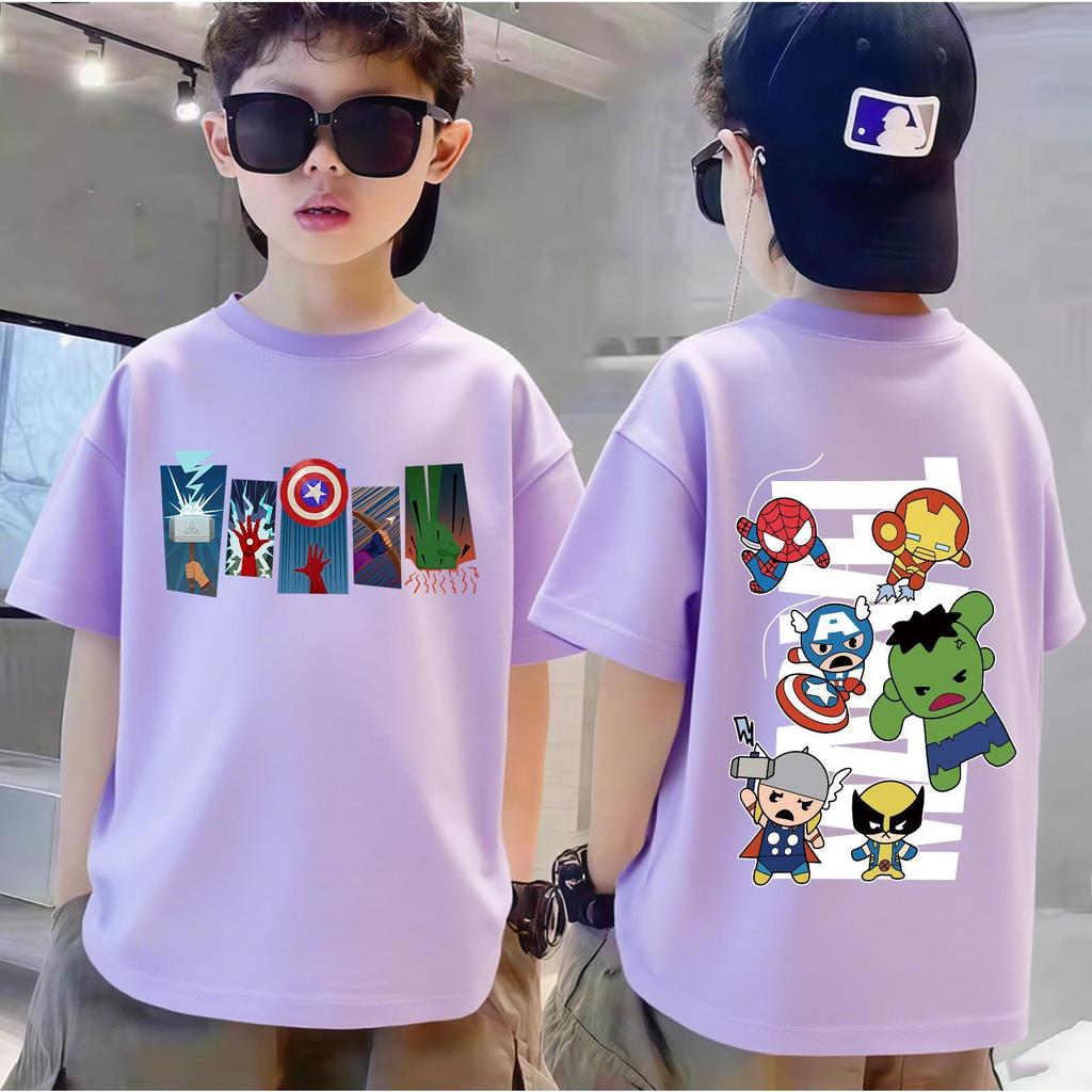 COD Fashionable and Cute Children's Clothing Cartoon Printed T-shirt