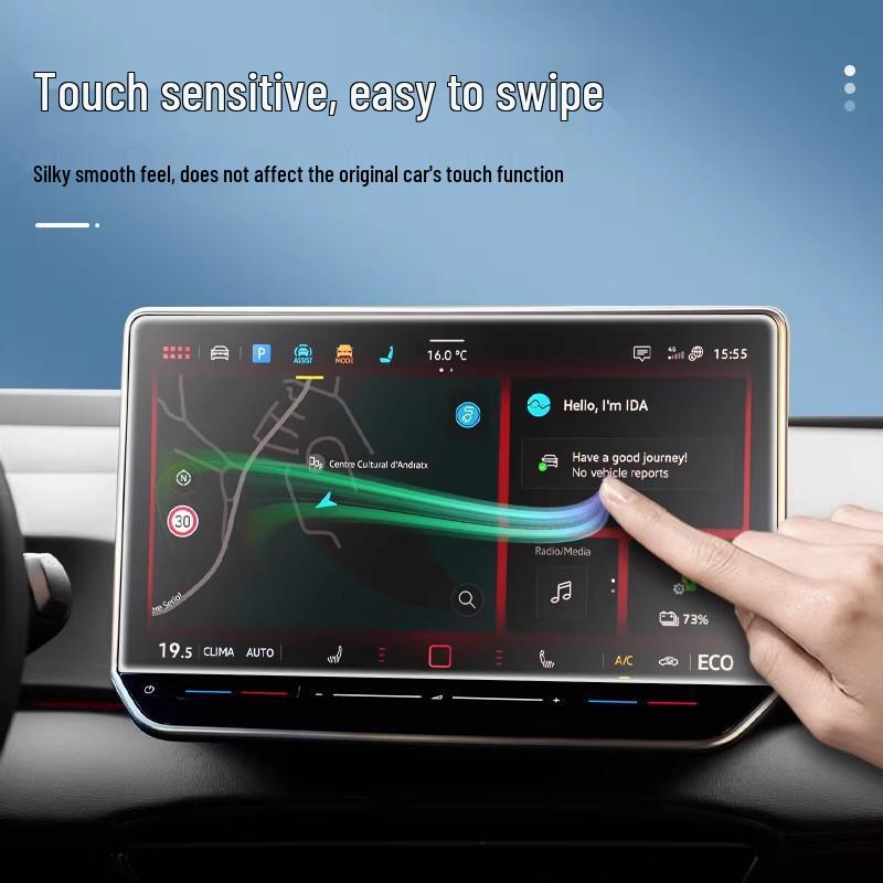 Volkswagen ID.3 Center Console Screen Protector for 26 Models - Tempered Glass Interior Decor