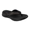 Womens/Ladies Go Walk Arch Fit Rhinestone Flat Flip Flops