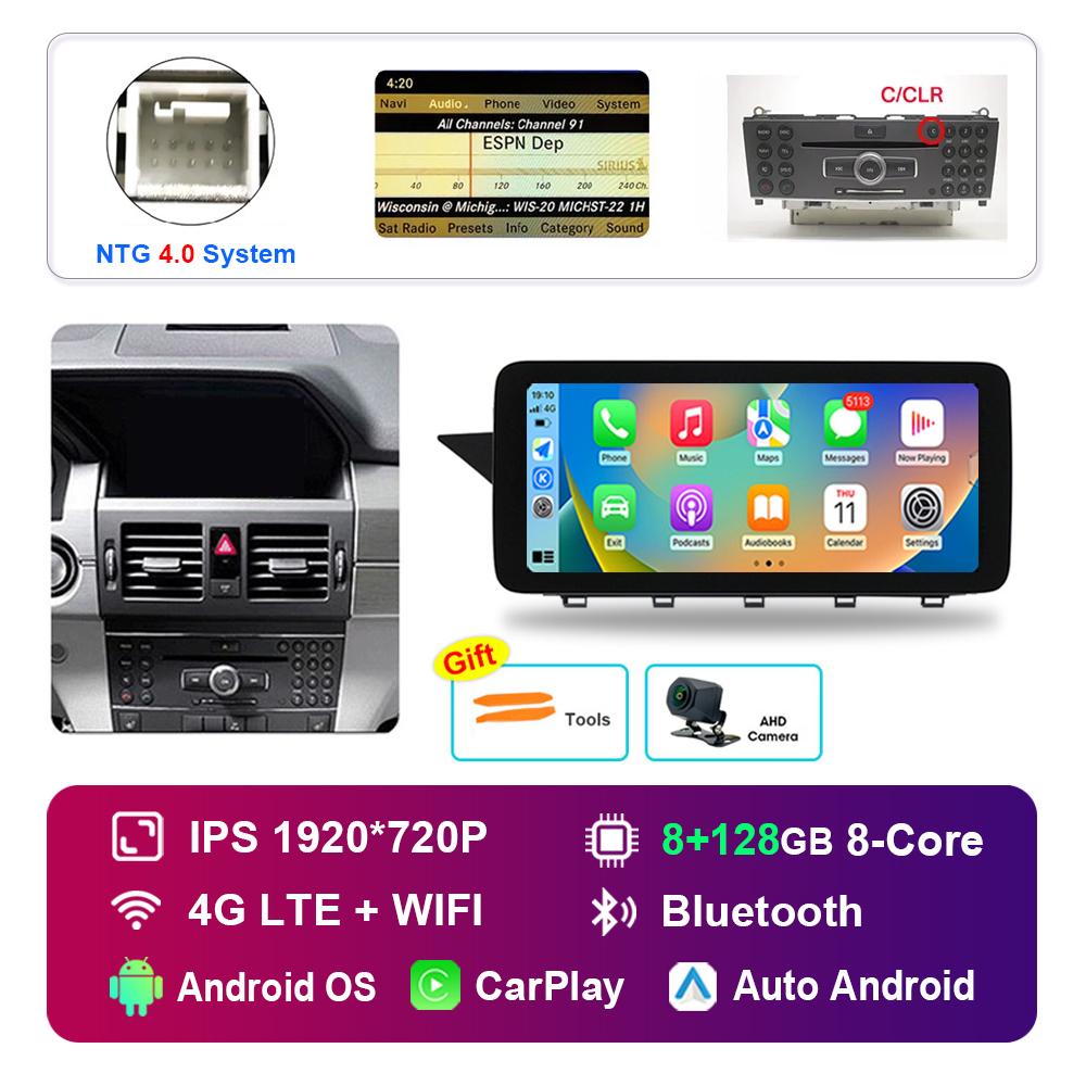12.3'' for Mercedes Benz GLK Class X204 2008 - 2015 NTG 4.0 4.5 System Android Car Radio Multimedia Player HD Touch Screen