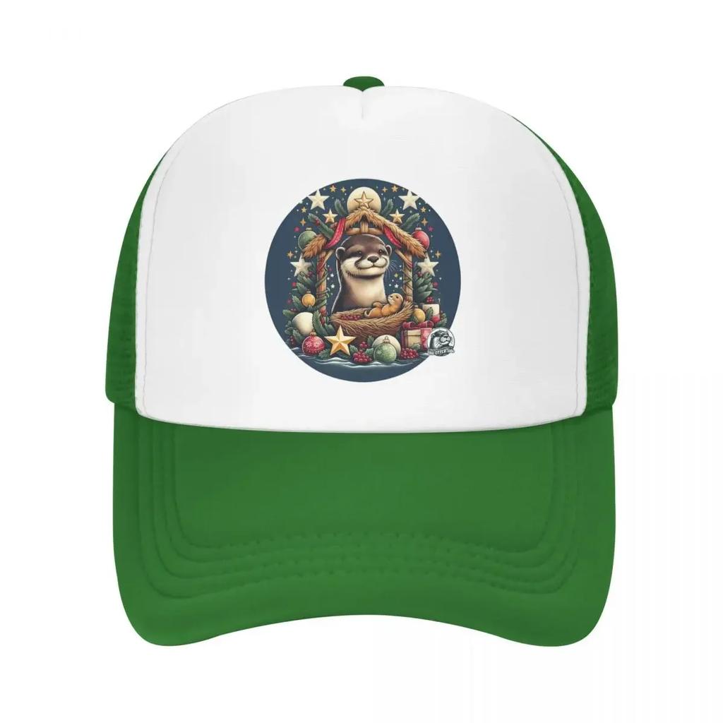 Stolzer Elternteil eines Otter-Neugeborenen Kappe Mode Netz Baseballkappen Verstellbare Mütze Hip Hop Sommer Unisex Baseballkappen Mehrfarbig