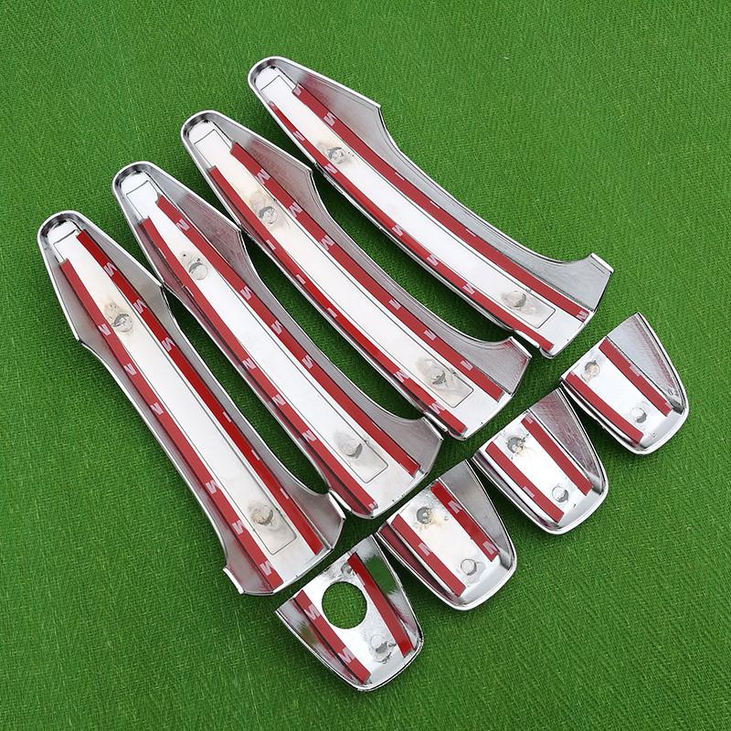 For Citroen C4 MK2 2011-2017 Chrome Handle Cover Trim Set C4L 2012 2013 2014 2015 2016 Car Accessories Stickers Car Styling