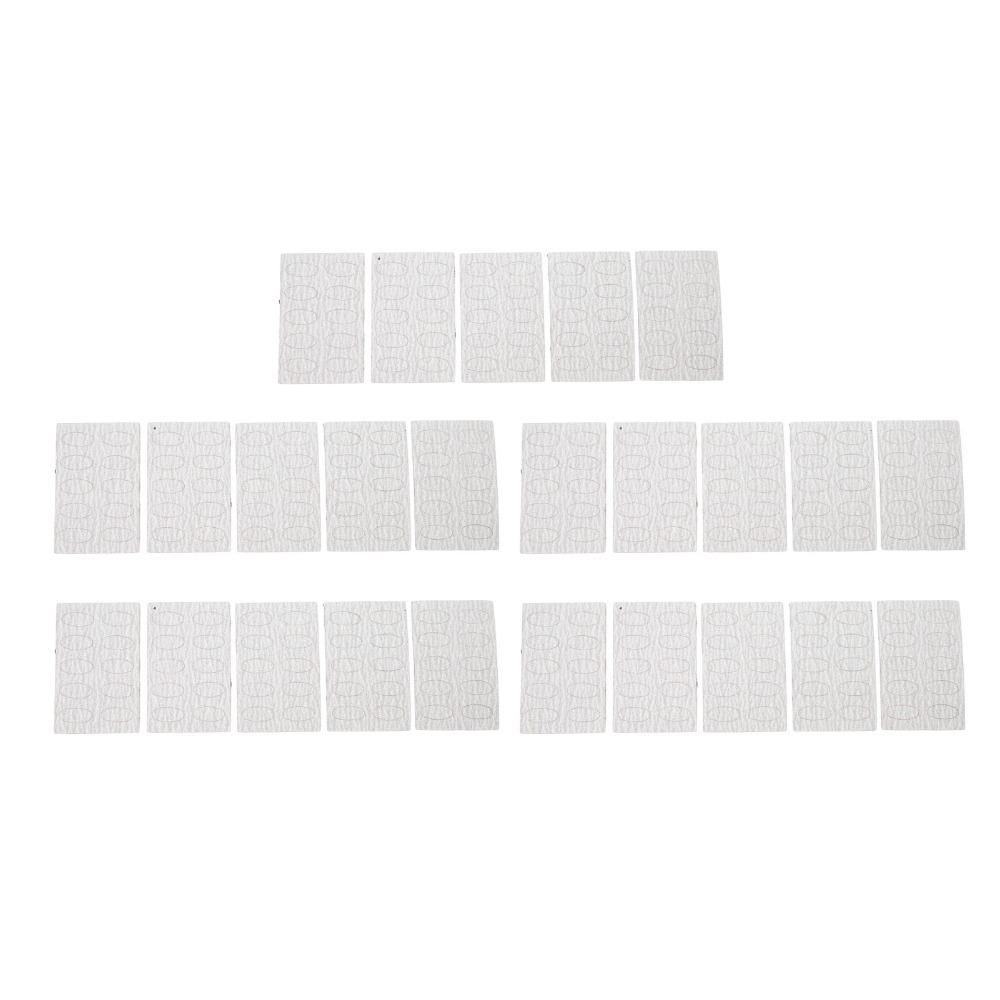 50pcs Disposable Nail Sandpaper Sheets Self Adhesive Nail Pre Polishing Paper Salon Use