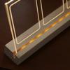 3 In 1 LED Light Photo Frame Clear Acrylic 3 Inch Photo Instant Picture Frame Widely Use 3 Openings Tabletop Photo Display Rack