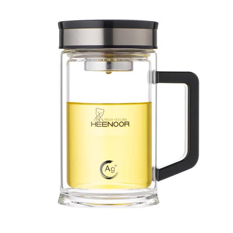 HEENOOR Double-Wall Borosilicate Glass Cup