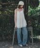AAU Layered Long Sleeveless Blouse_Ivory