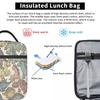 Cartoon Helle Farbe Dinosaurier Muster Isolierte Lunchtasche für Damen Kinder Auslaufsichere Lebensmittelboxen Thermische Lunchbox Tragetasche