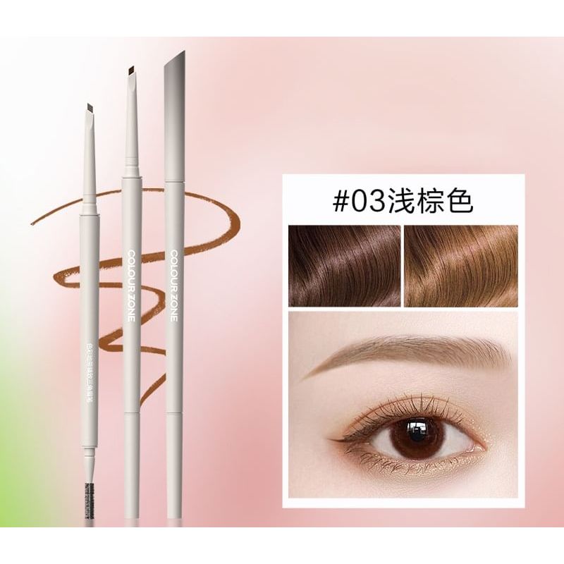 COLOUR ZONE - Delicate Triangular Eyebrow Pencil - 3 Colors (1-3)