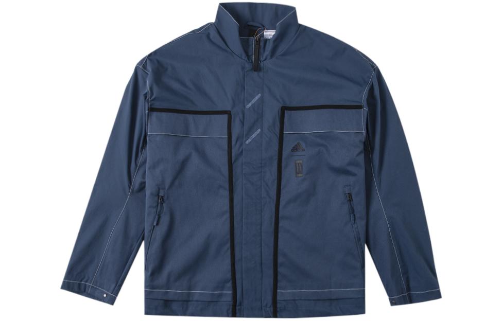 Adidas Jackets Men s Blue Stand Collar Moderate Other HM7471 M