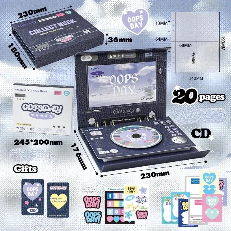 Retro Y2K Style Game Machine Shape Picture Album Kpop Idol Card Binder 3 Inch Card Collection Book for Students Gifts 2025 New