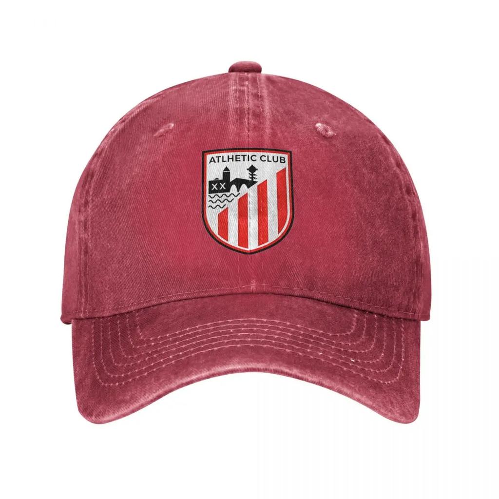 2026 Vintage A-Athletic Club Bilbao Cappellini da Baseball Unisex Usurati Lavati Cappello da Sole Spagna Espana Attività all'Aperto Cappellini Regalo Cappello
