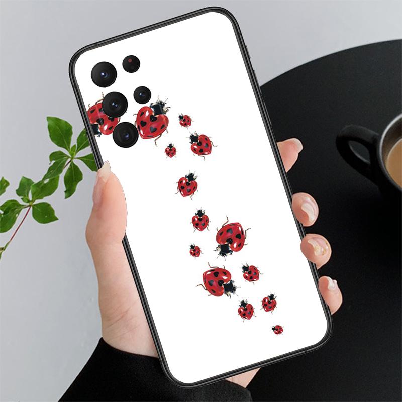 Phone Case For Samsung A17 A55 A16 A56 A35 A15 A53 A54 A33 A34 A25 A05S A52 A52S A07 A26 A06 ladybug