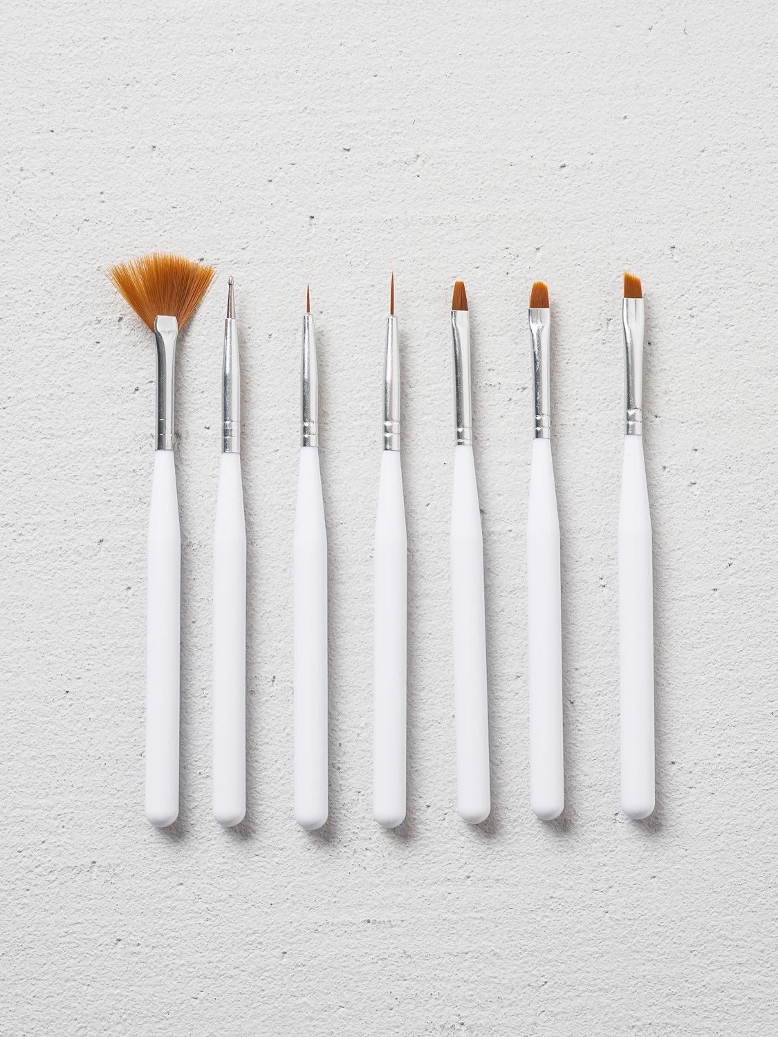7-Piece Professional Nail Art Brush Set 1ea