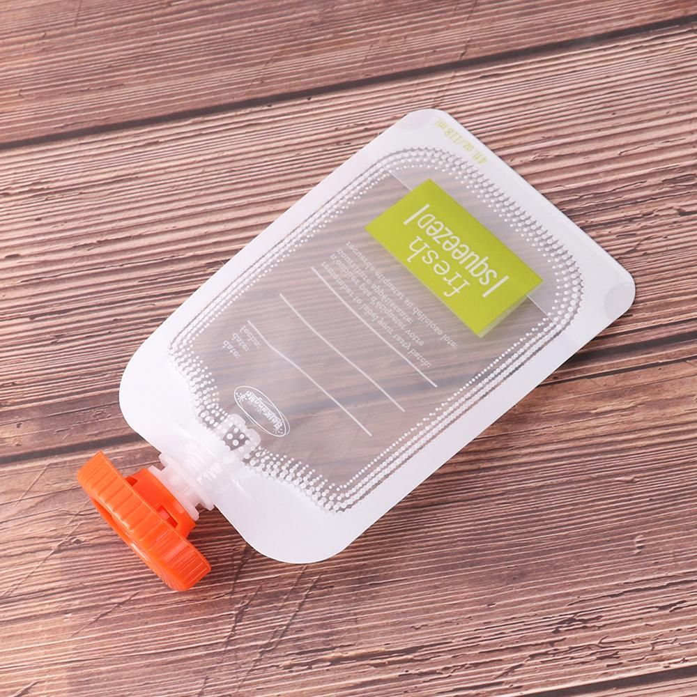 10PCS Stand Up Smell-proof Reusable Food Supplement Package PC Plastic Fresh Bag Storage Pouch