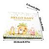 Baby Milestone Book First 5 Year Kids Record Book Baby Scrapbook Baby Milestone Book to Record Every Event From Birth to Age 5
