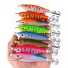 Lure Sea Fishing Freshwater Universal Luminous Wooden Shrimp Fake Bait11CM13GSet of Squid Hooks Hard Bait Fishing Lure