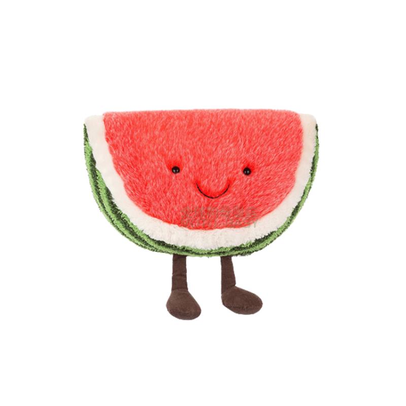 

JELLYCAT Gourmet Series Fruit Watermelon Soothing Doll Plush Doll Sitting Height 15cm/8cm Height 15cm