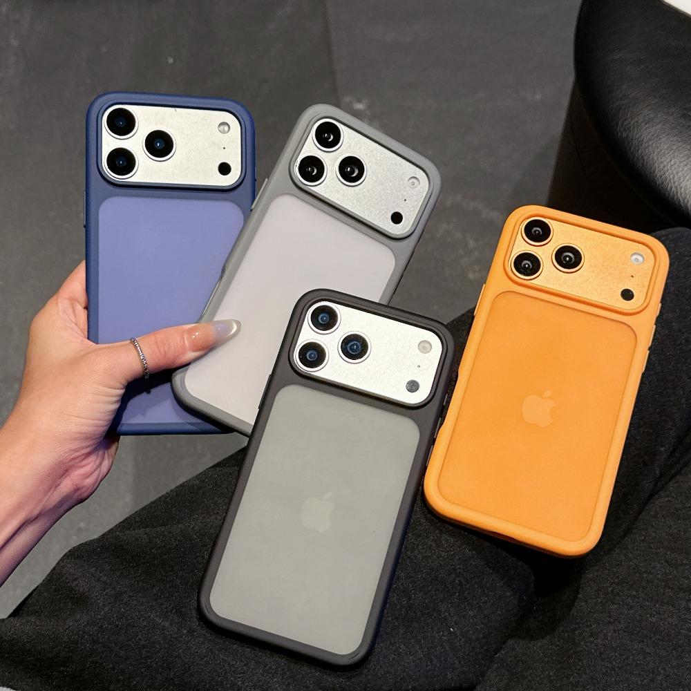 New Luxury Matte Translunt Skin-Feel Phone Case For iPhone 17 Pro Max Air 16 Plus 17 Pro 15 14 13 12 Shockproof Cover Funda